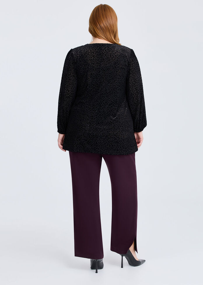 Bronze Animal Velvet Top, , hi-res