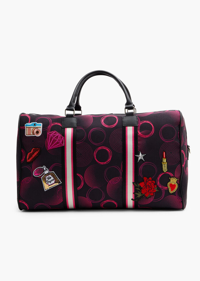 Spotty Weekender Duffle Bag, , hi-res
