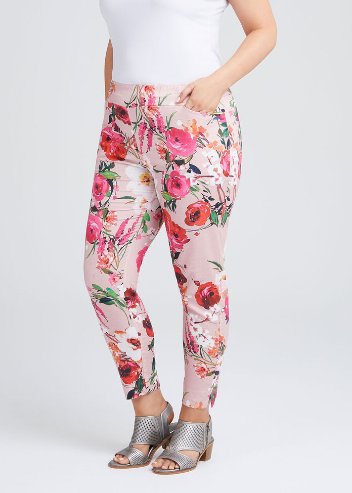 Pretty In Pink Linen Pant, , hi-res