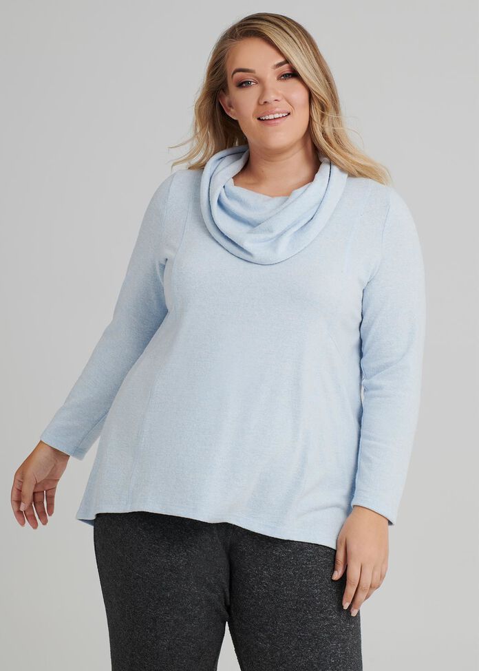 Cozy Cowl Top, , hi-res