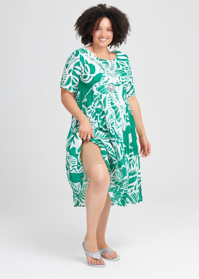 Cotton Tropics Dress, , hi-res