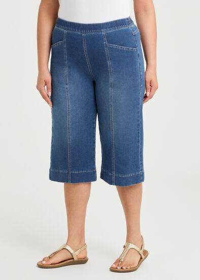 Plus Size Cotton Blend Bermuda Short