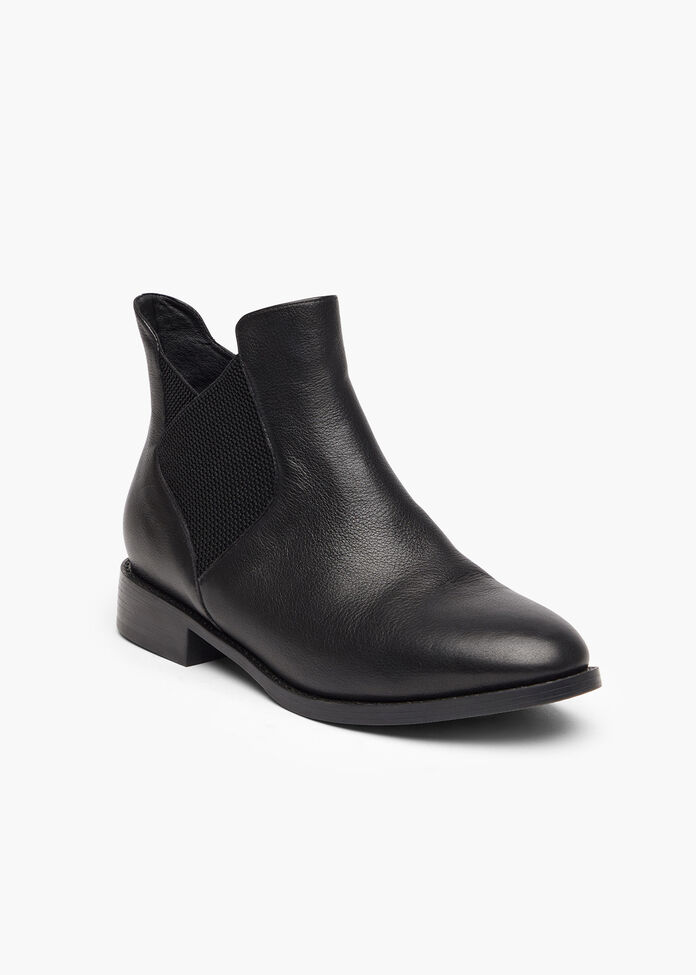 Orthotic Leather Ankle Boot, , hi-res