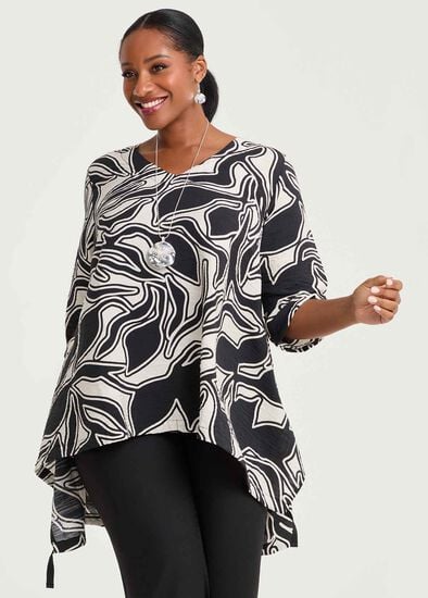 Plus Size Natural Heidi Tunic