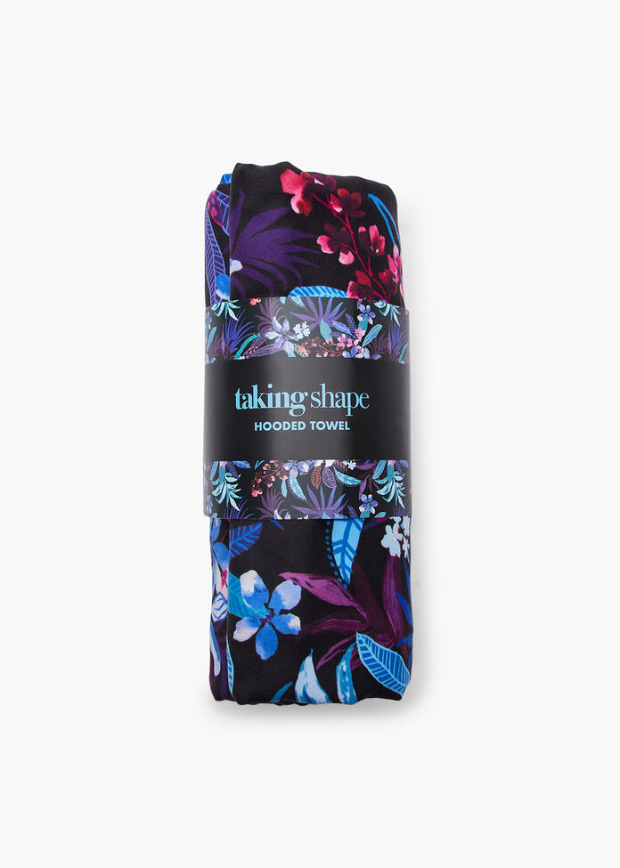 Tropical Hooded Towel, , hi-res