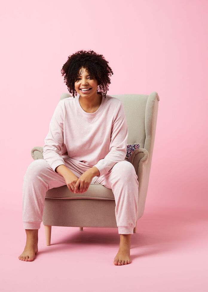 Velour Stars Lounge Pant, , hi-res