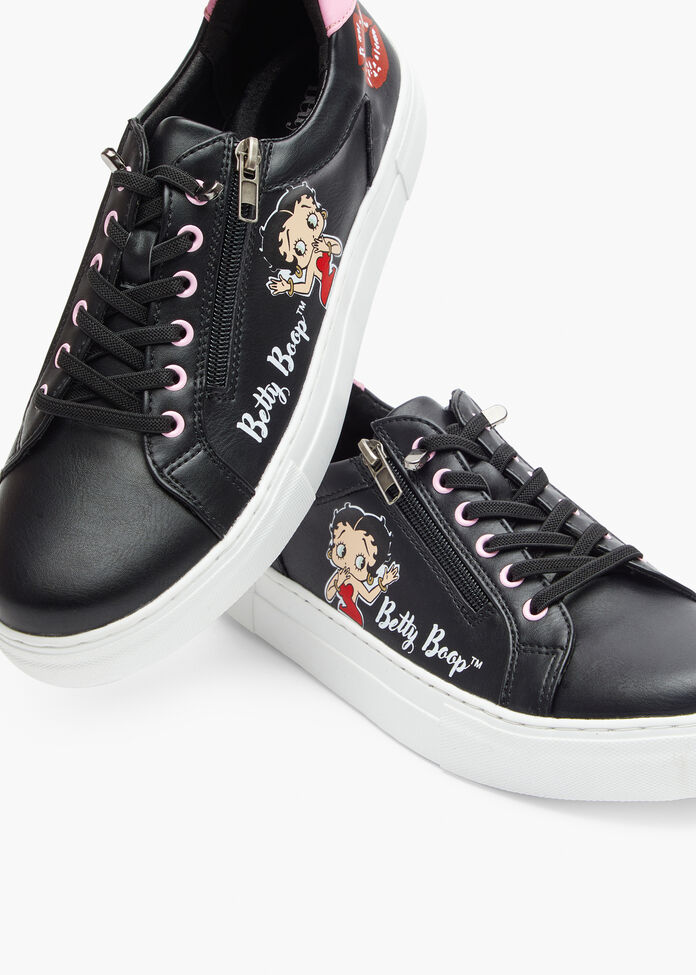 Shop Black Betty Boop Sneaker Comfortable Shoes Taking Shape AU
