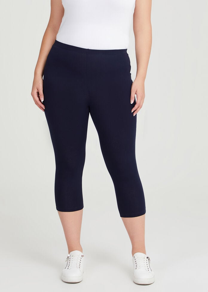 Good Earth Australian Cotton Crop Legging, , hi-res