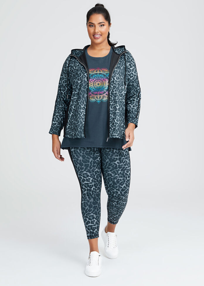 Active Ocelot Mesh Legging, , hi-res