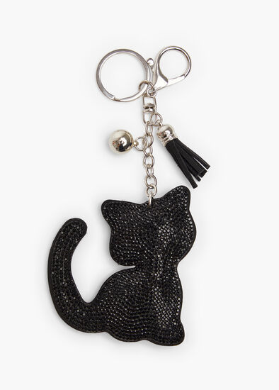 Bling Cat Bag Charm