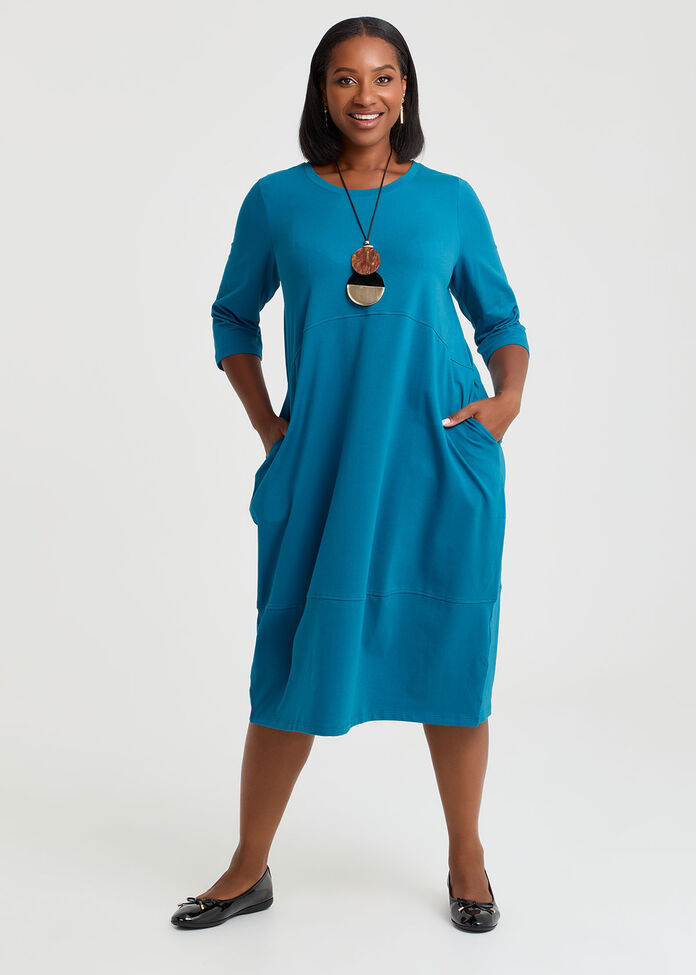 Cotton Talia Tulip Dress, , hi-res