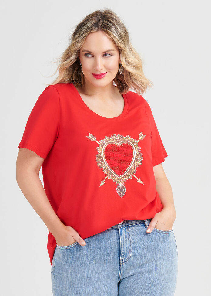 Organic Heart Top, , hi-res