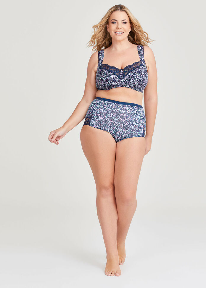 Wirefree Cotton Comfort Bra, , hi-res