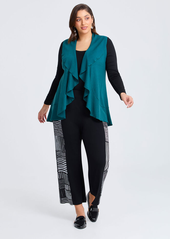 Pretty Frill Cascading Vest, , hi-res