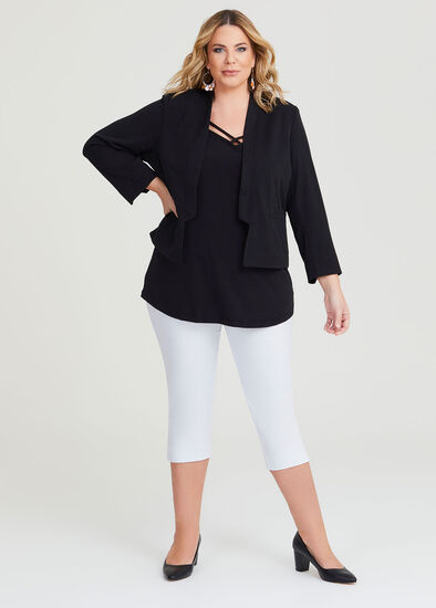 Plus Size Editorial Crop Pant