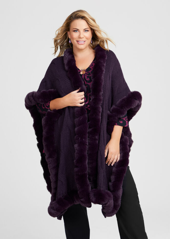 Detailed Fur Wrap, , hi-res
