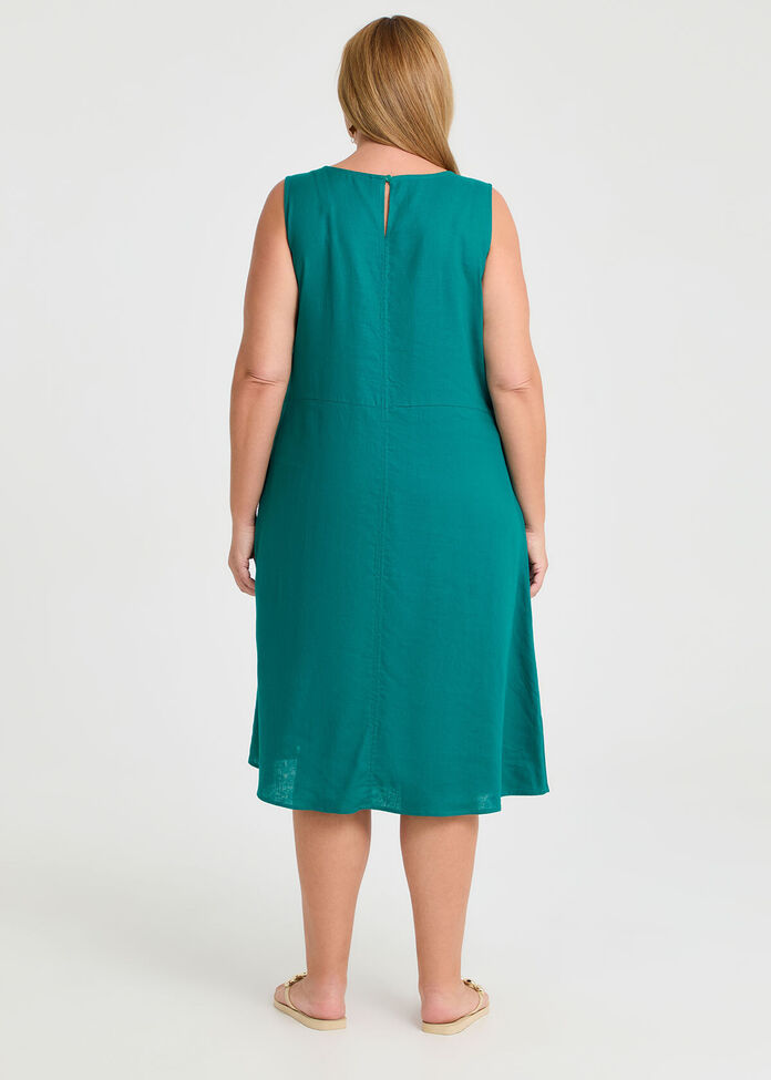 ISLA LINEN DRESS main image 1