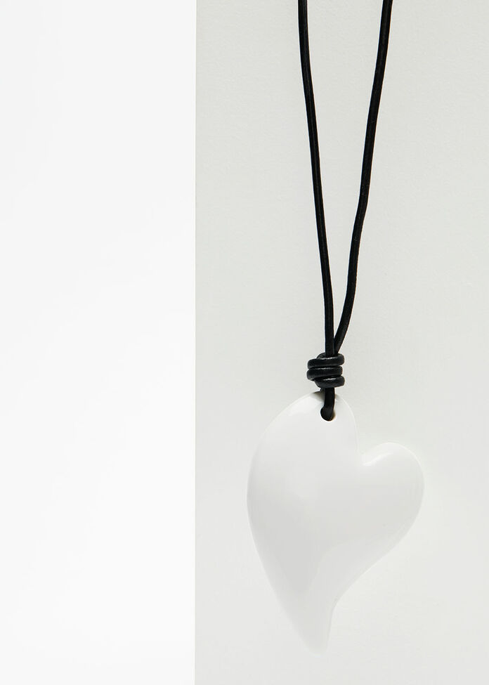Dome Heart Necklace, , hi-res