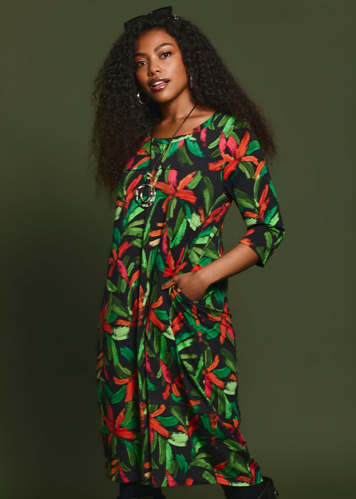 Cotton Dahlia Dress, , hi-res