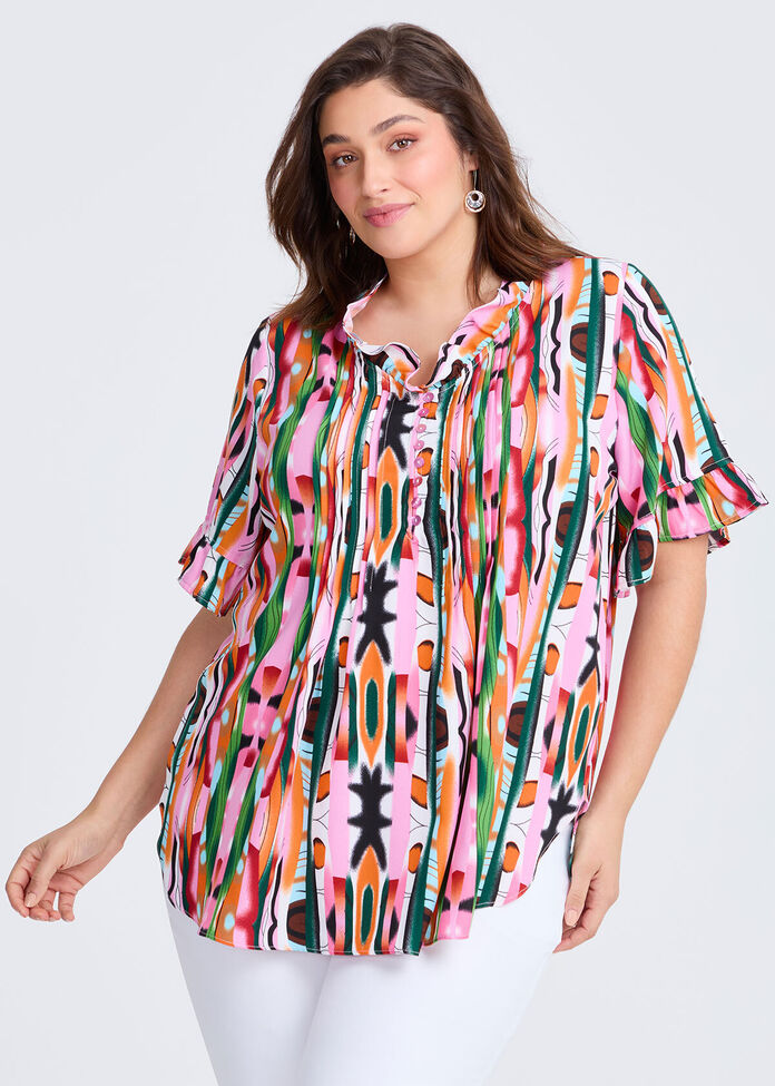 Shakira Pleat Top, , hi-res
