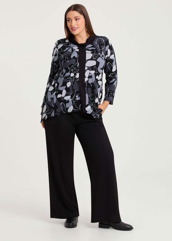 Natural Floral Reign Top, , hi-res