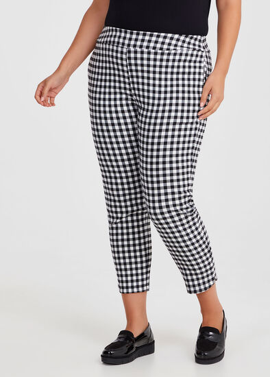 Plus Size Checkmate Stretch Pant