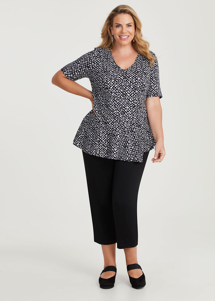 Mini Spot Short Sleeve Natural Top, , hi-res