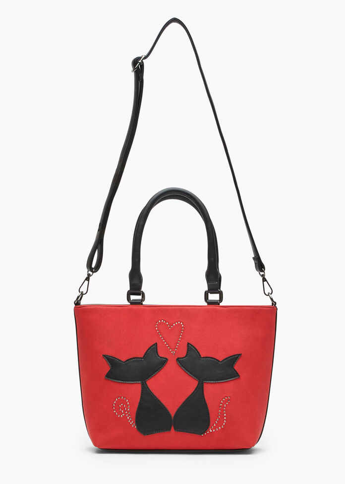 Cat Love Shoulder Bag, , hi-res