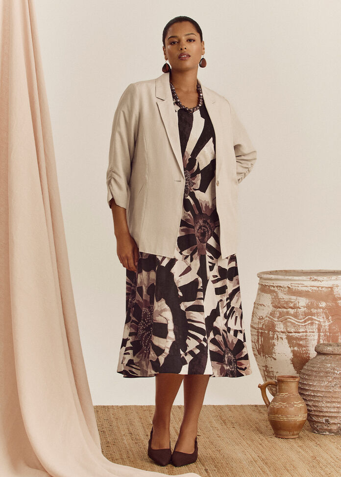 Relax Linen Blend Blazer, , hi-res