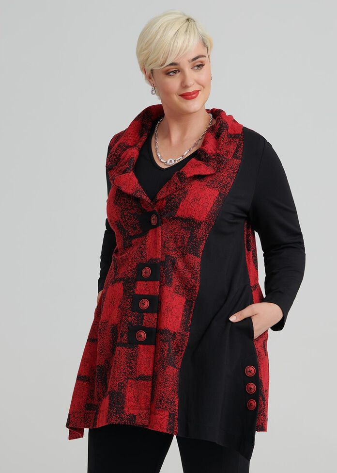 Shop Plus Size Liberty Jacket in Red | Taking Shape AU