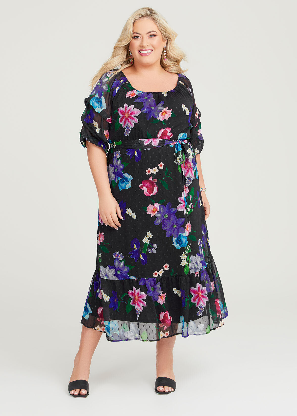 Rose Garden Midi Dress