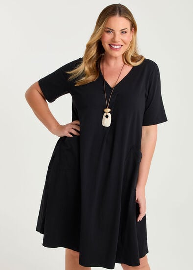Plus Size Pima Cotton Icon Dress