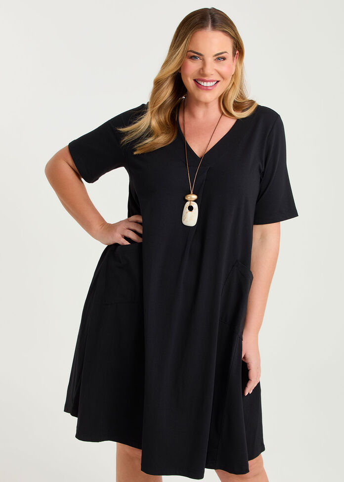 Pima Cotton Icon Dress, , hi-res