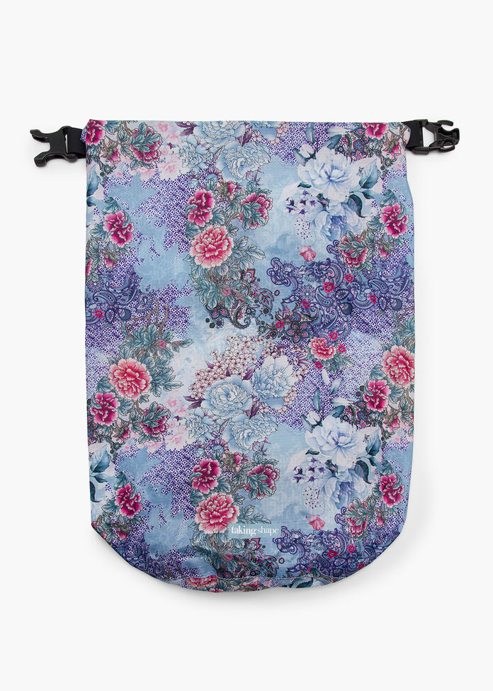 Floral Tile Travel Dry Bag, , hi-res