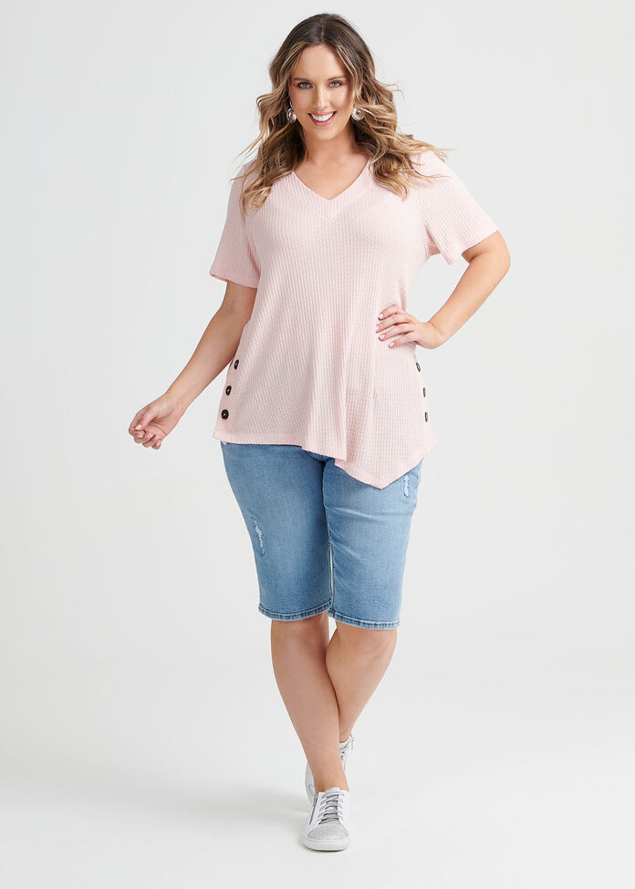 Summer Waffle Top, , hi-res