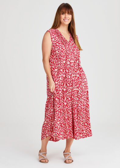 Plus Size Fiesta Sleeveless Maxi Dress