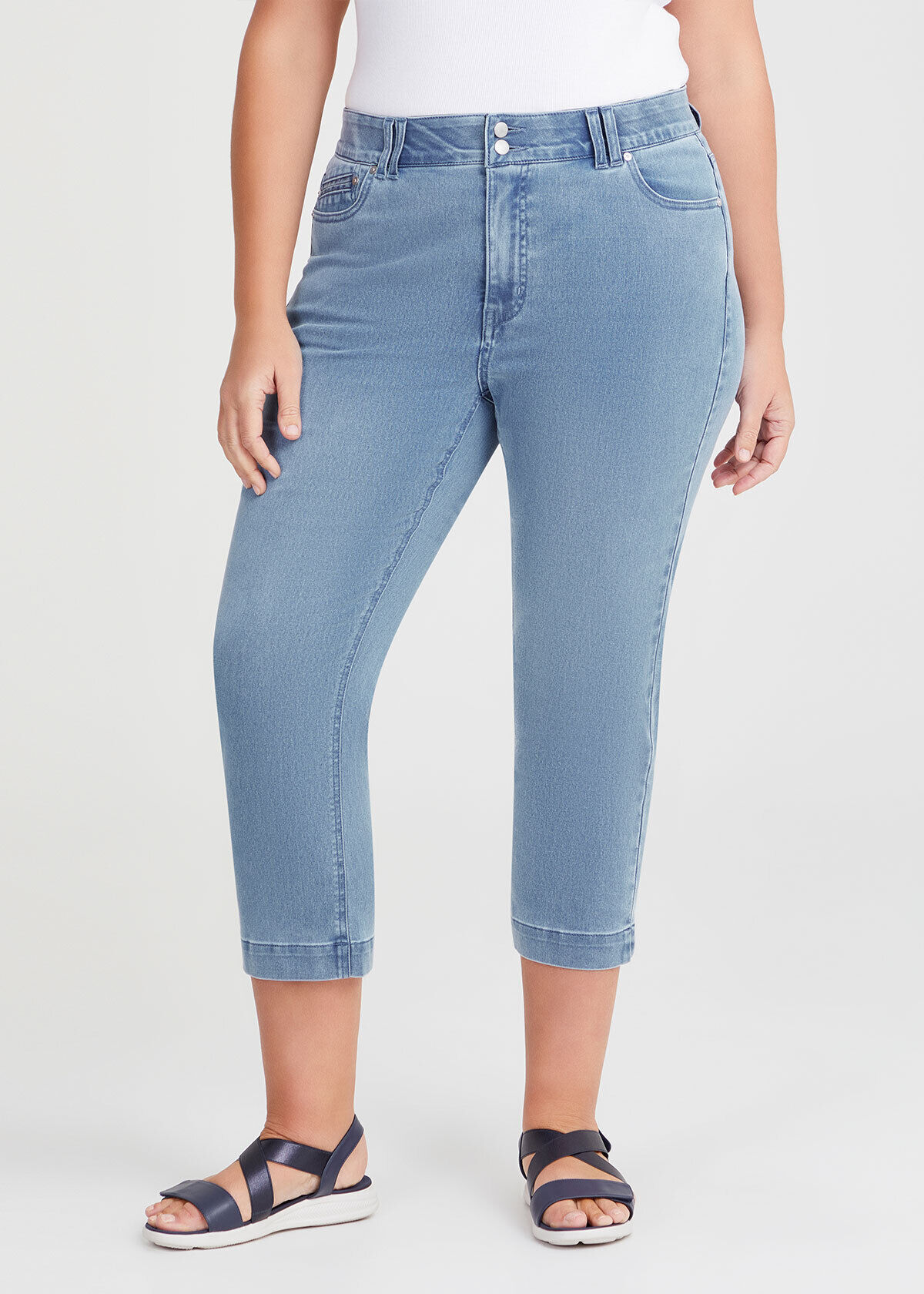 Plus Size Crop Jeans For Women Taking Shape UK