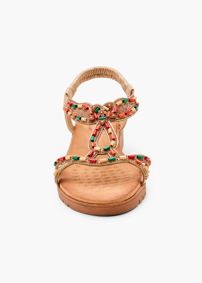 Multi Bead Flex Sandal, , hi-res