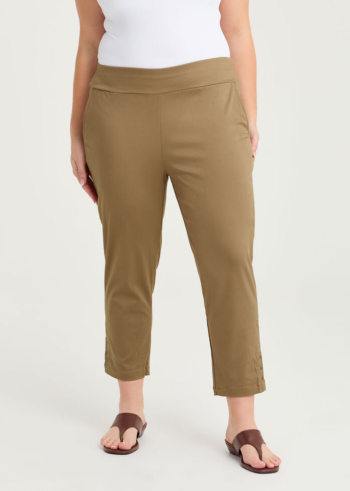 Petite Medina Slim Leg Natural Pant, , hi-res