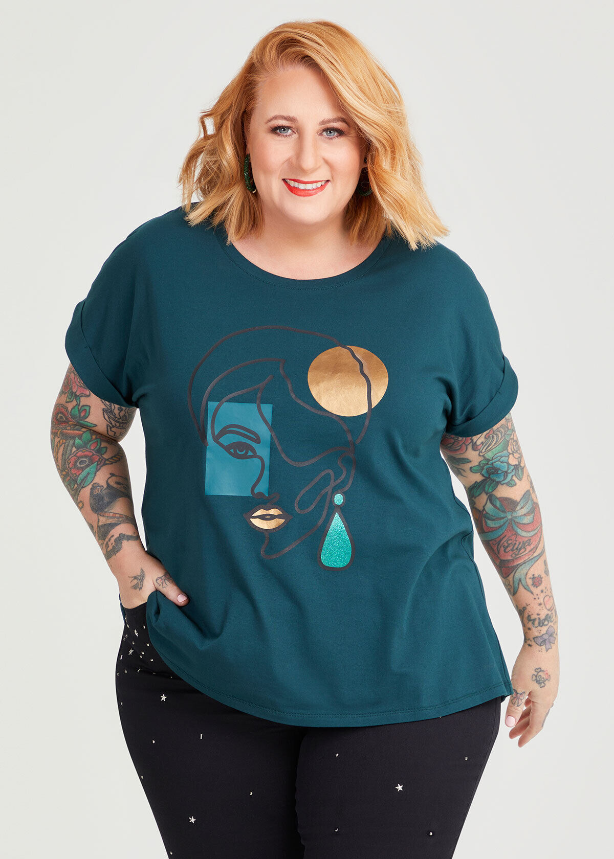 Plus size tees best sale