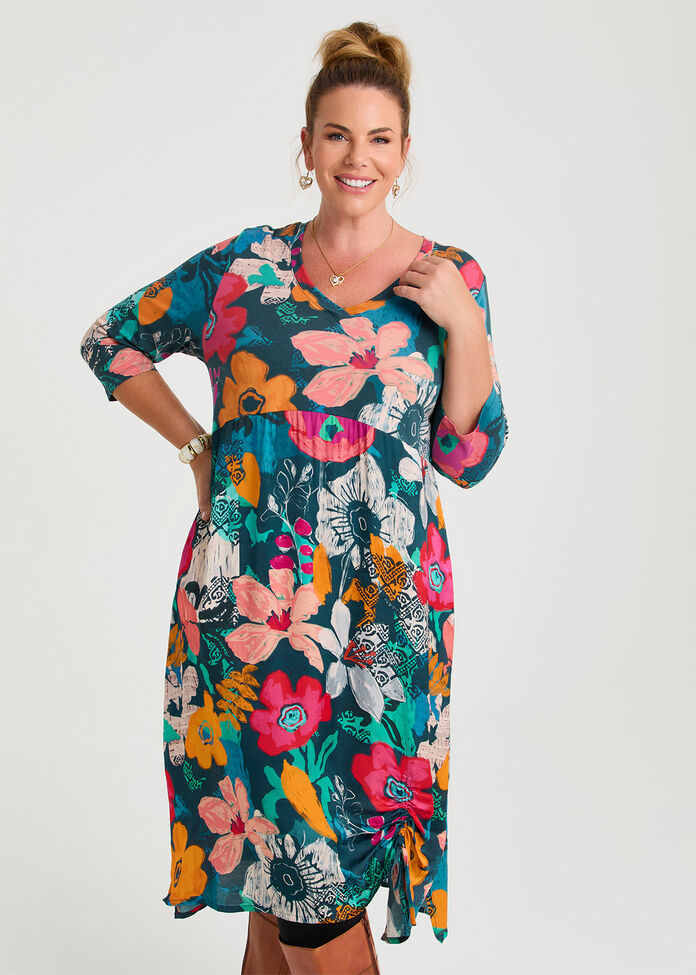 Cotton Lily Bloom Dress, , hi-res