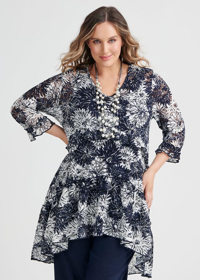 Madeline Lace Tunic, , hi-res