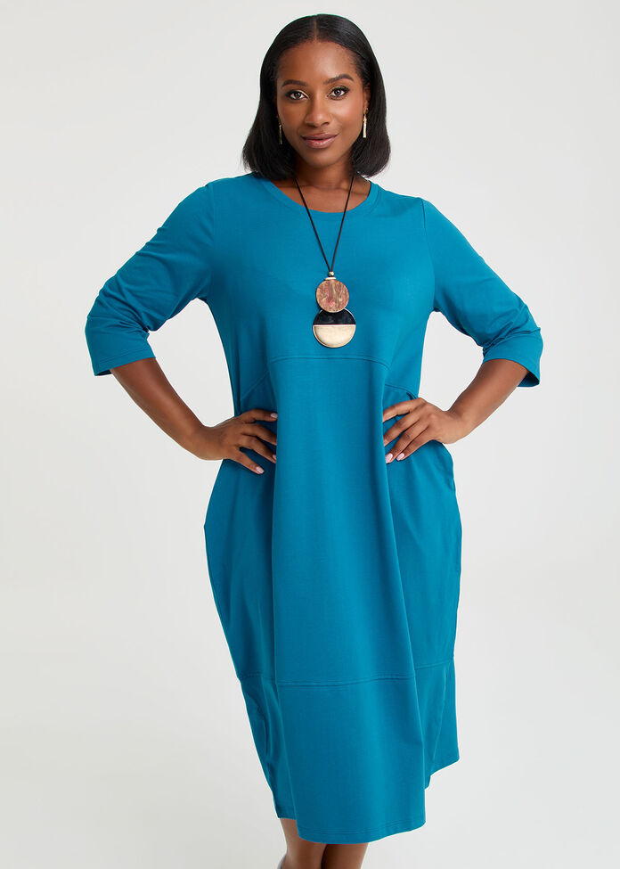 Cotton Talia Tulip Dress, , hi-res