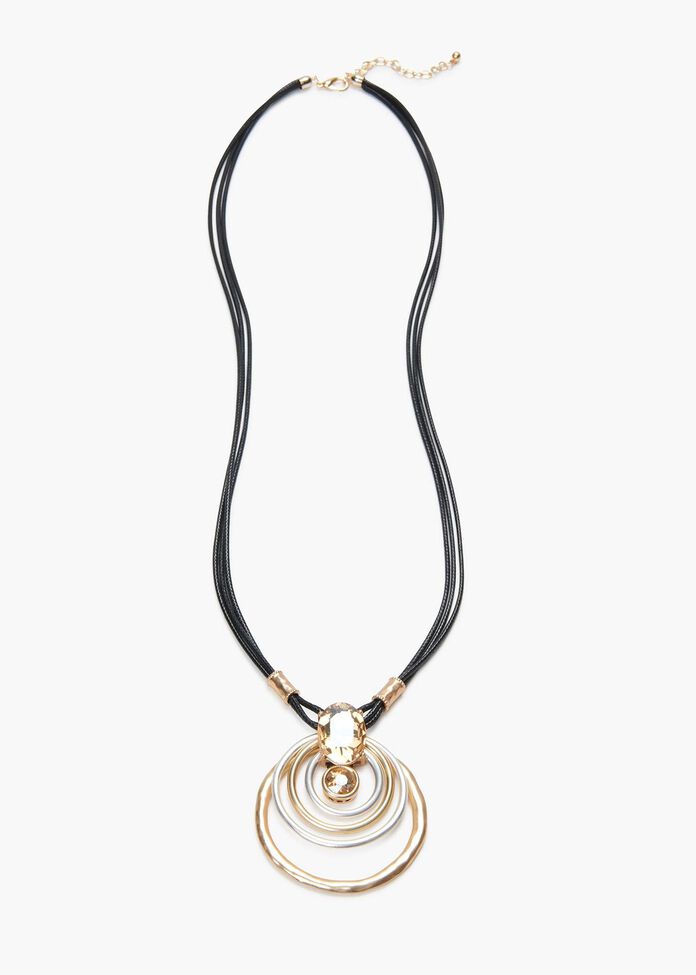Luxe Hoop Necklace, , hi-res