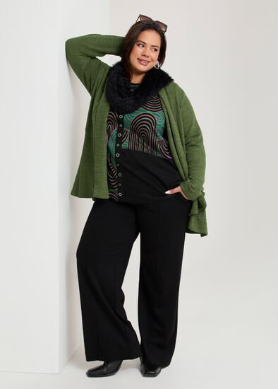Plus Size Spliced Snug Outfit
