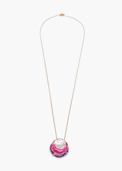 Layered Enamel Necklace