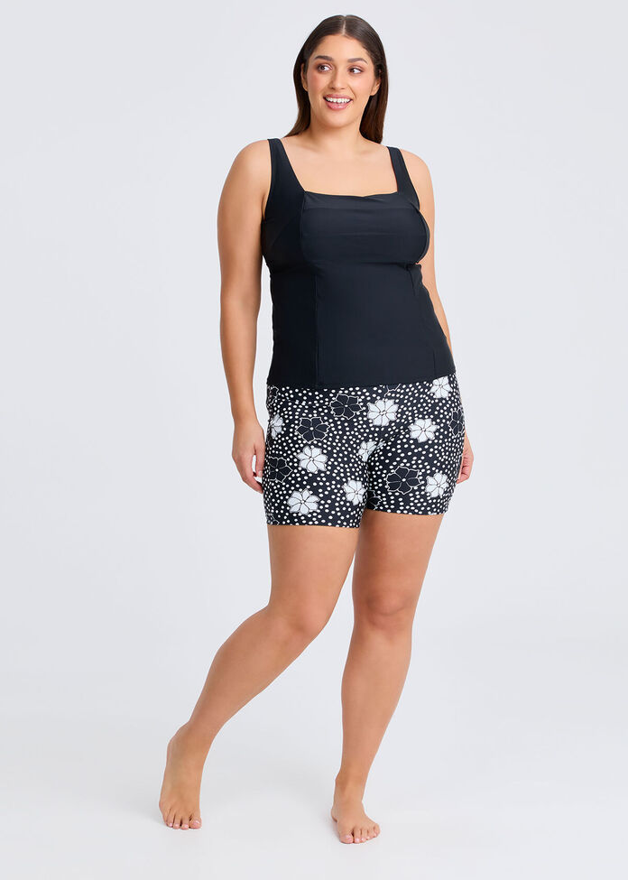Floral Dot Swim Short, , hi-res