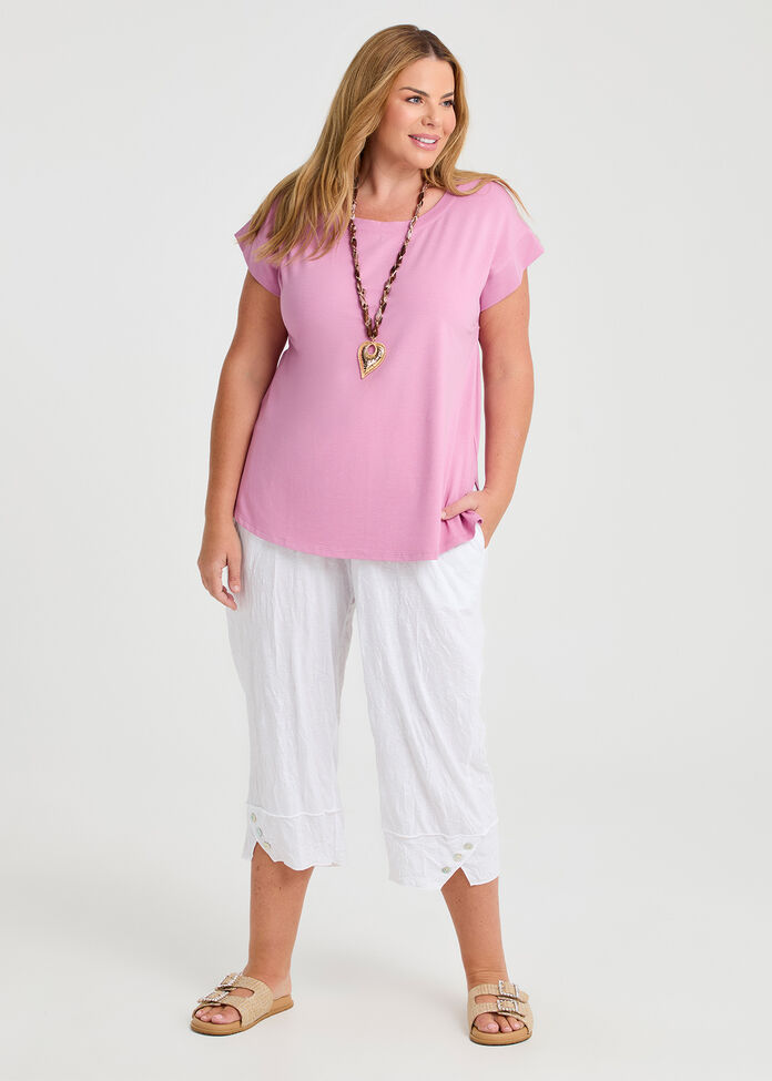 Pima Cotton Elevate Top, , hi-res