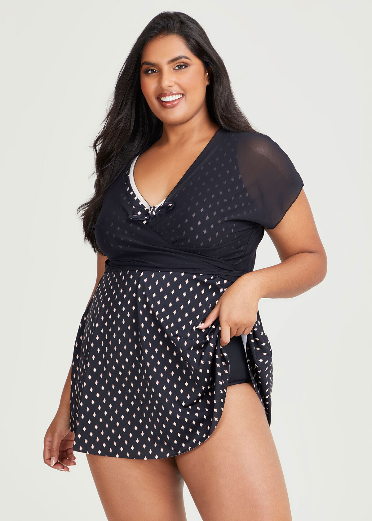 Plus size deals wrap tops