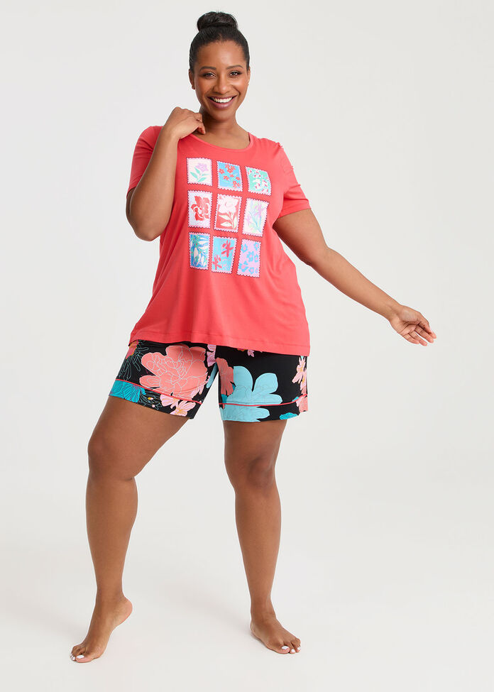 Bamboo Meadow Pyjama Top, , hi-res